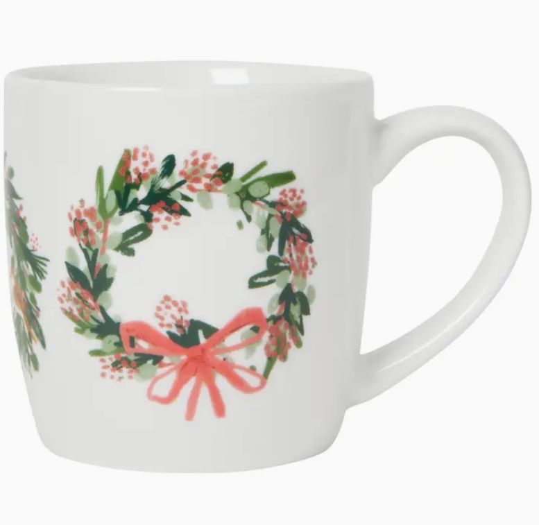 Wreaths Christmas Mug