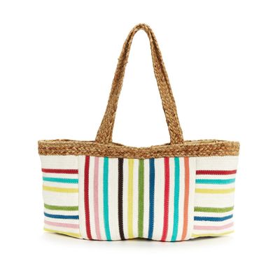 Multi Colored Stripe Tote