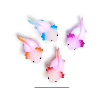 Bath Buddy Color Changing Light Up Axolotl Toy