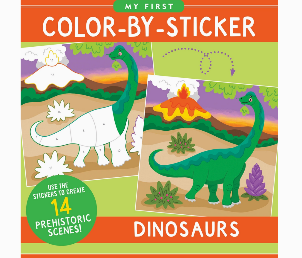 Dinosaurs First Color By Sticker Book