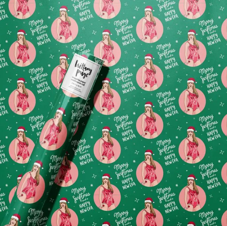 Merry Swiftmas and Happy New Eras Wrapping Paper