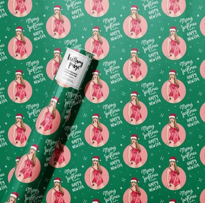 Merry Swiftmas and Happy New Eras Wrapping Paper