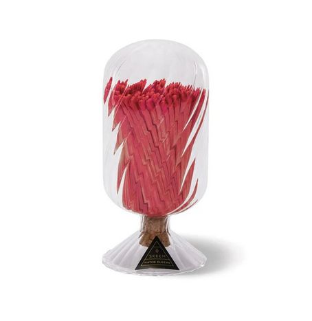 Helix Match Cloche, All-Red Matches