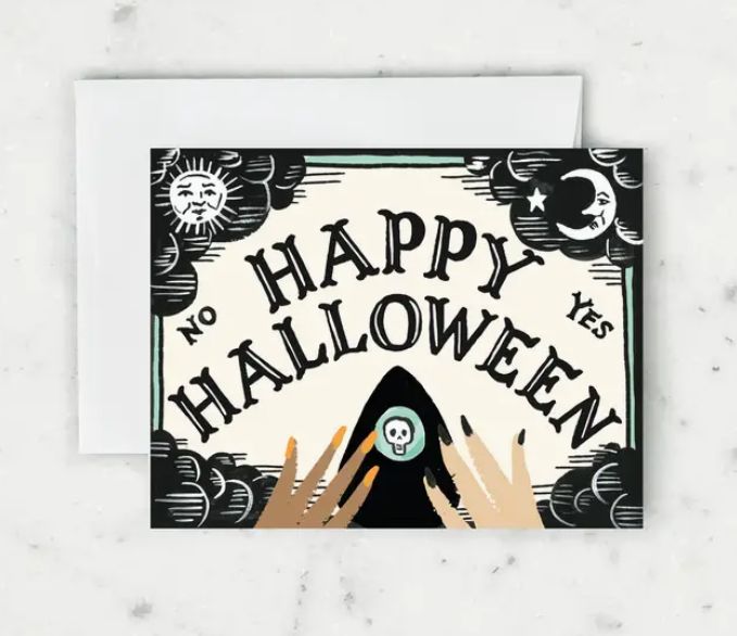 Ouija Halloween Card