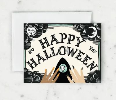 Ouija Halloween Card