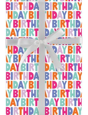 Cosmic Birthday Roll Wrap-4ft