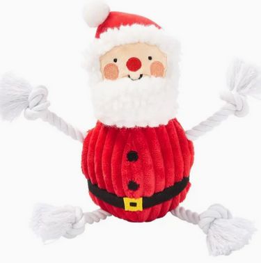 The Real Santa Claus Christmas Dog Toy