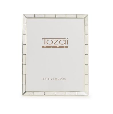 Silver Plated Metal Photo Frame -8x10
