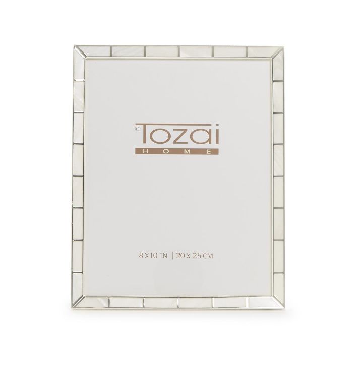 Silver Plated Metal Photo Frame -8x10