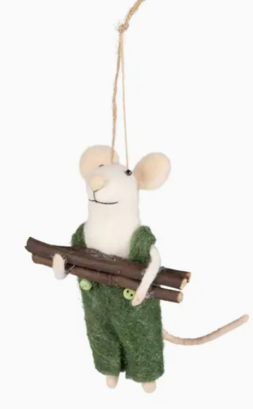 Felt Mouse Orns/Log