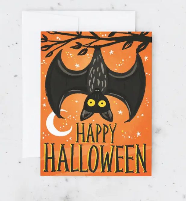 Halloween Bat Card