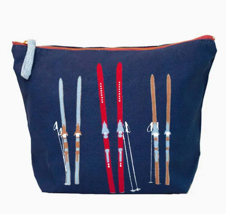 Nordic Ski Navy Pouch, Large
