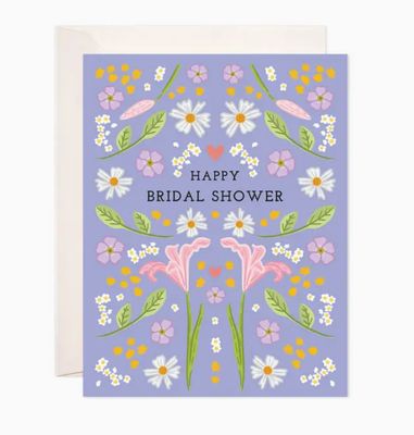 Lilac Bridal Shower Greeting Card