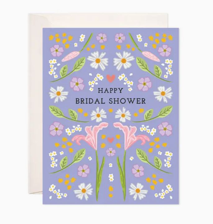 Lilac Bridal Shower Greeting Card