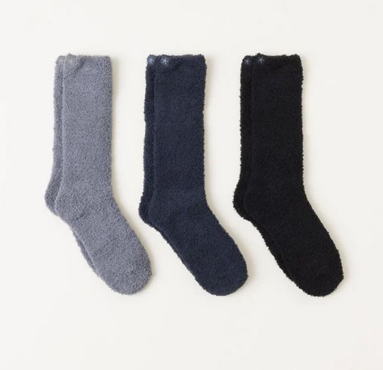 CozyChic 3 Pair Sock Set - Agate