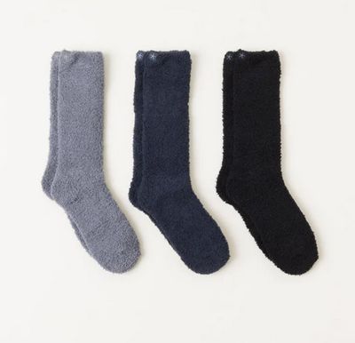 CozyChic 3 Pair Sock Set - Agate