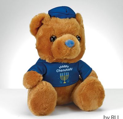&quot;Happy Chanukah&quot; Plush Teddy Bear