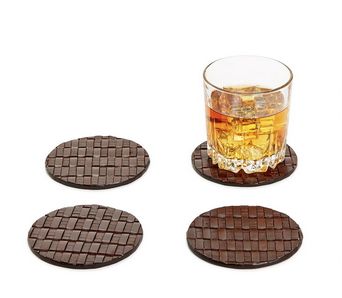 Chestnut Woven Coasters