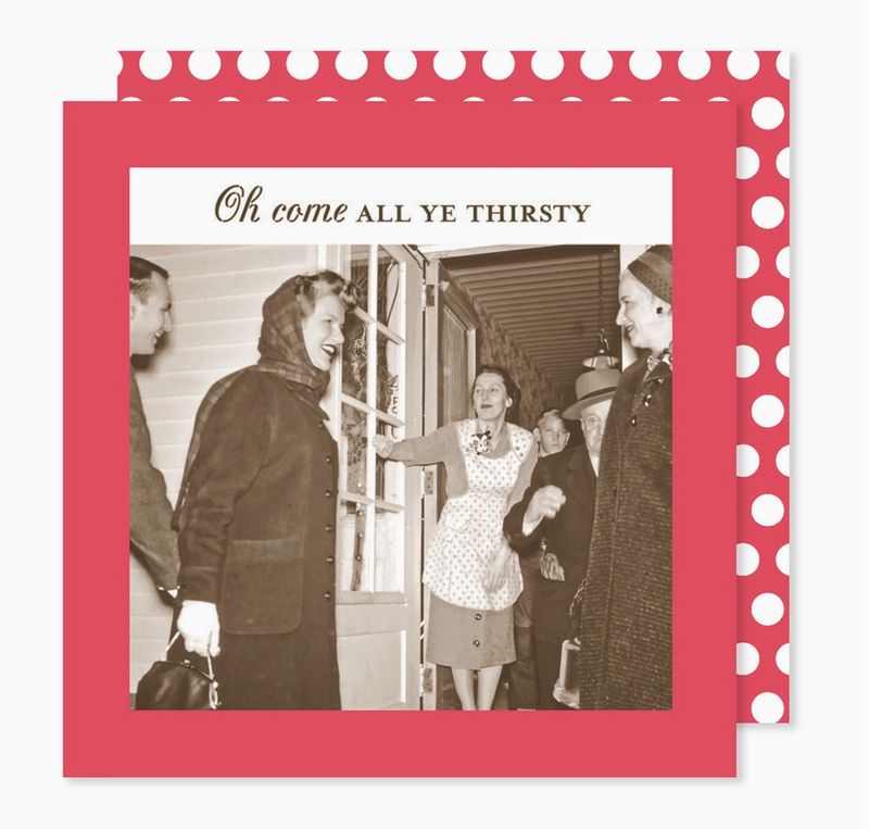 Come All Ye Thirsty Holiday Napkin