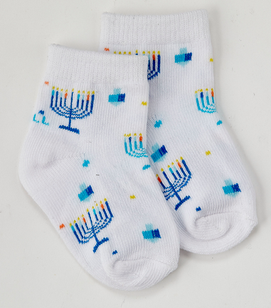 Chanukah Baby Socks