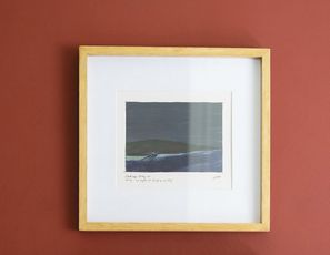Landscape Print with Mat under Glass - Style B