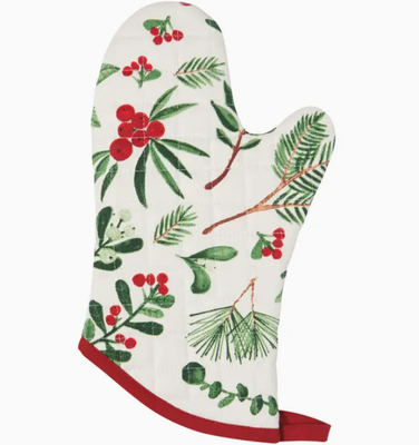 Winterberry Christmas Chef Mitt