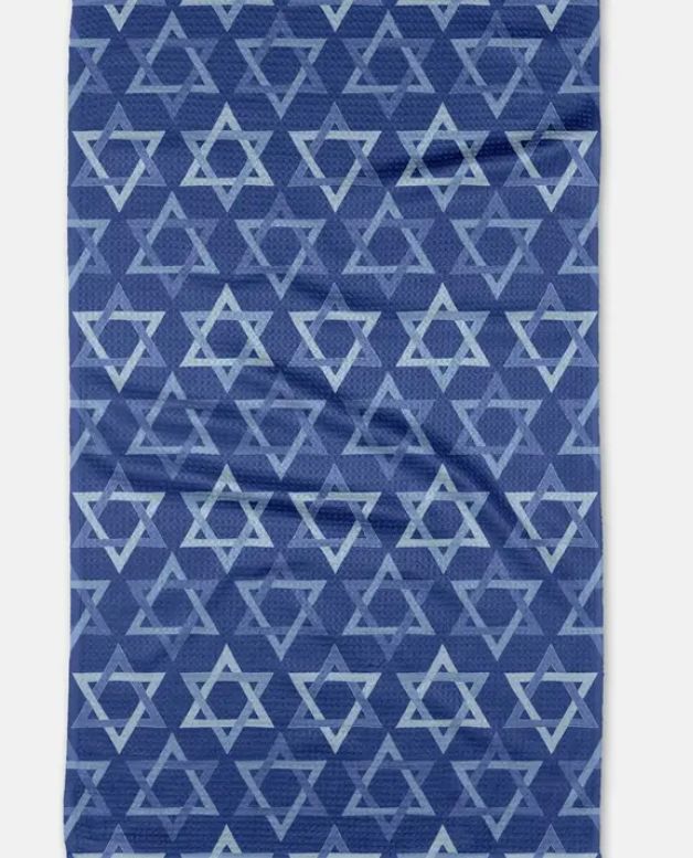 Stars of David Tea Towel