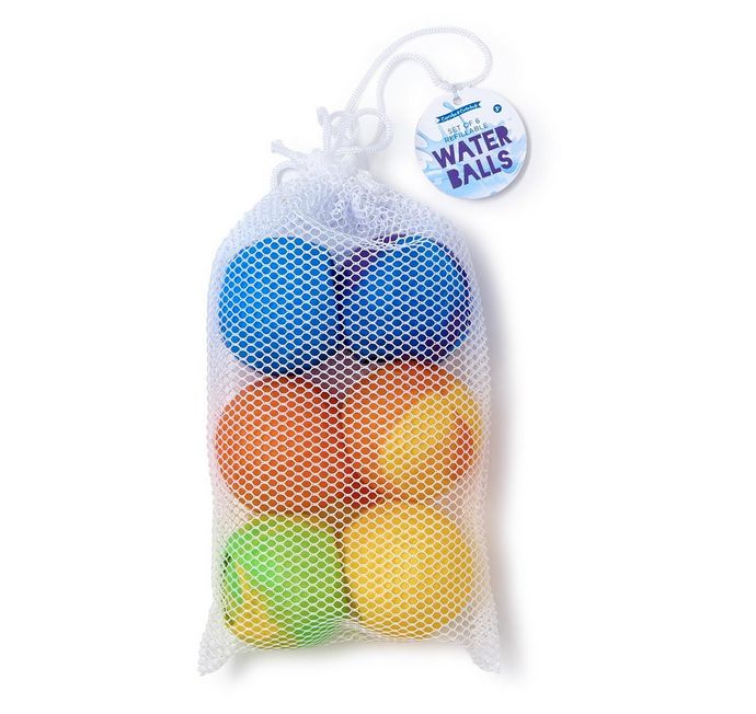 Splash Set of 6 Refillable Splash Water Balls