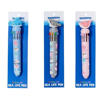 Colorful Creatures Sea Life 10 Color Pen