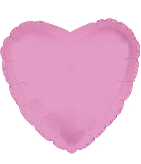 Foil Heart Balloon 17&quot; Light Pink
