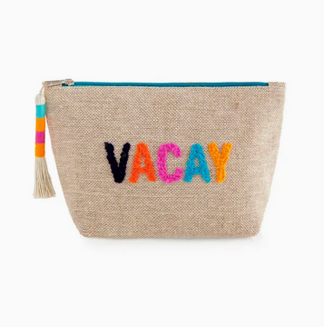 &quot;Vacay&quot; Zip Pouch
