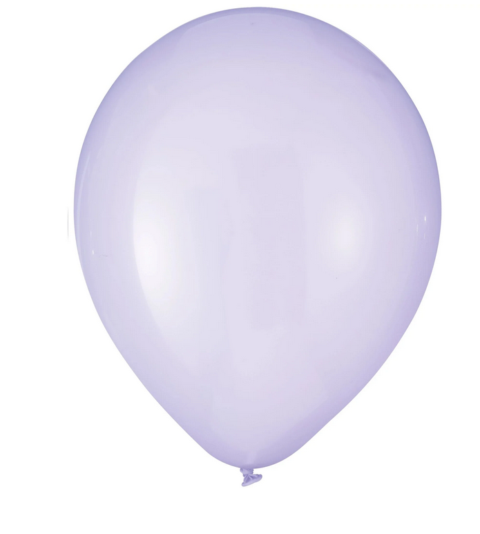 Latex Balloon - Crystal Pastel Lilac 12&quot;