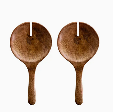 Large Hand Carved Mango Wood Spoons