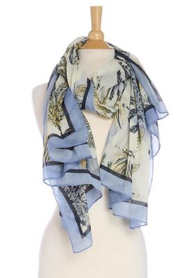 Palm Tree Print Scarf