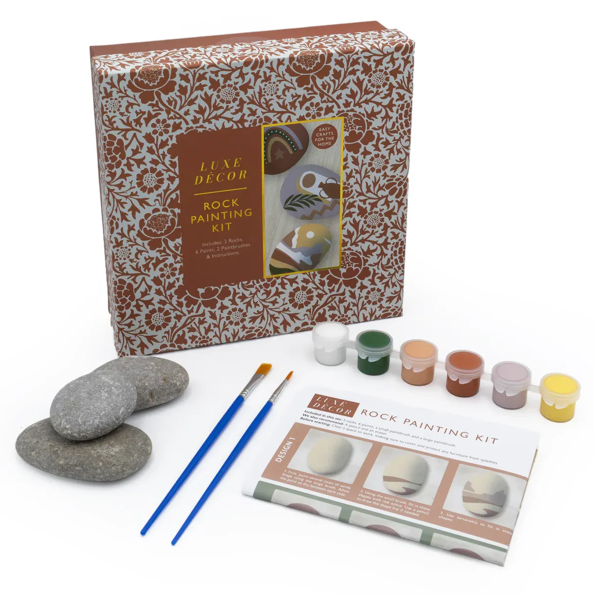 Adult Craft Set -, Style: Rock Painting Kit
