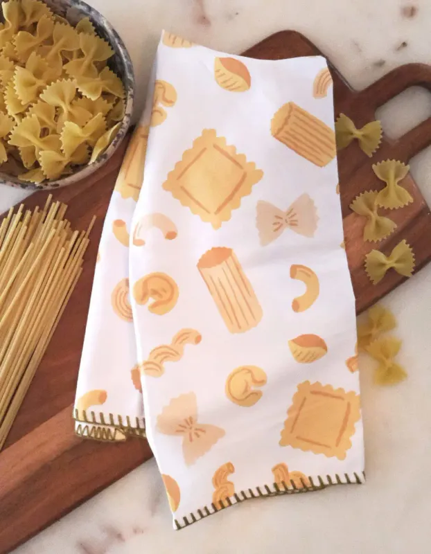 Pasta Cotton Tea Towel