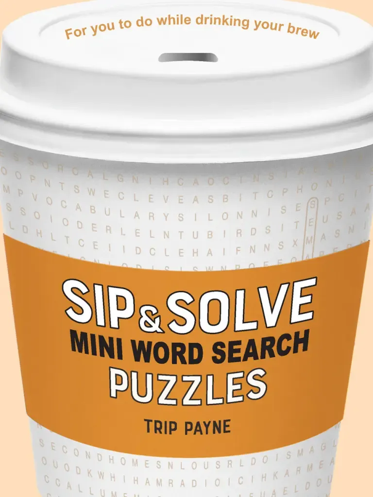 Sip &amp; Solve Mini Word Search Puzzles