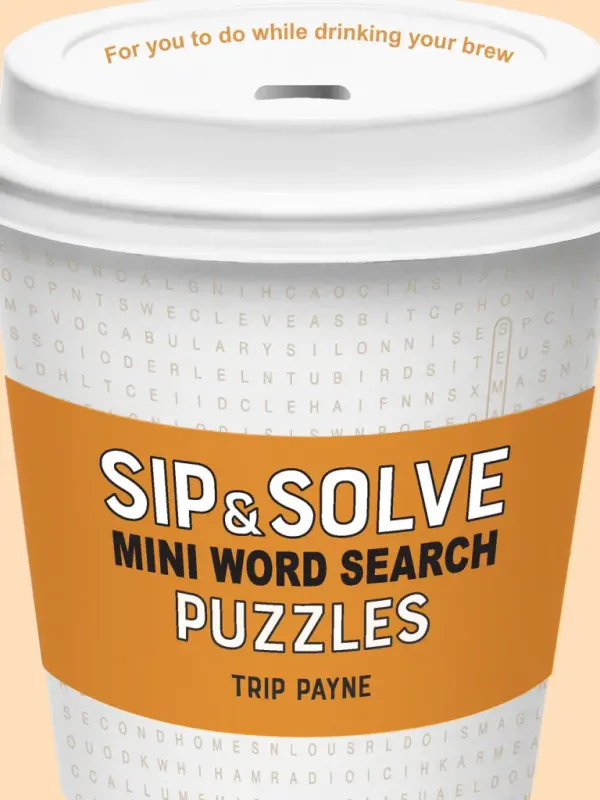 Sip &amp; Solve Mini Word Search Puzzles