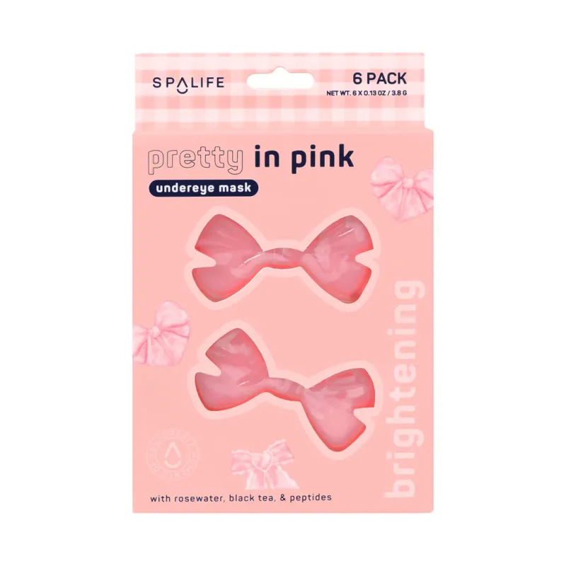 Pretty in Pink! Brightening Undereye Masks - 6 Pairs