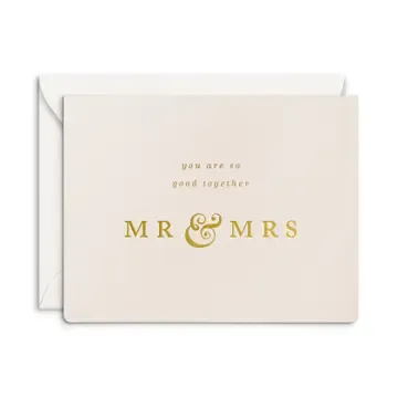 Mr &amp; Mrs Greeting Card