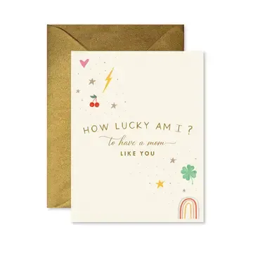 Lucky Mom Greeting Card