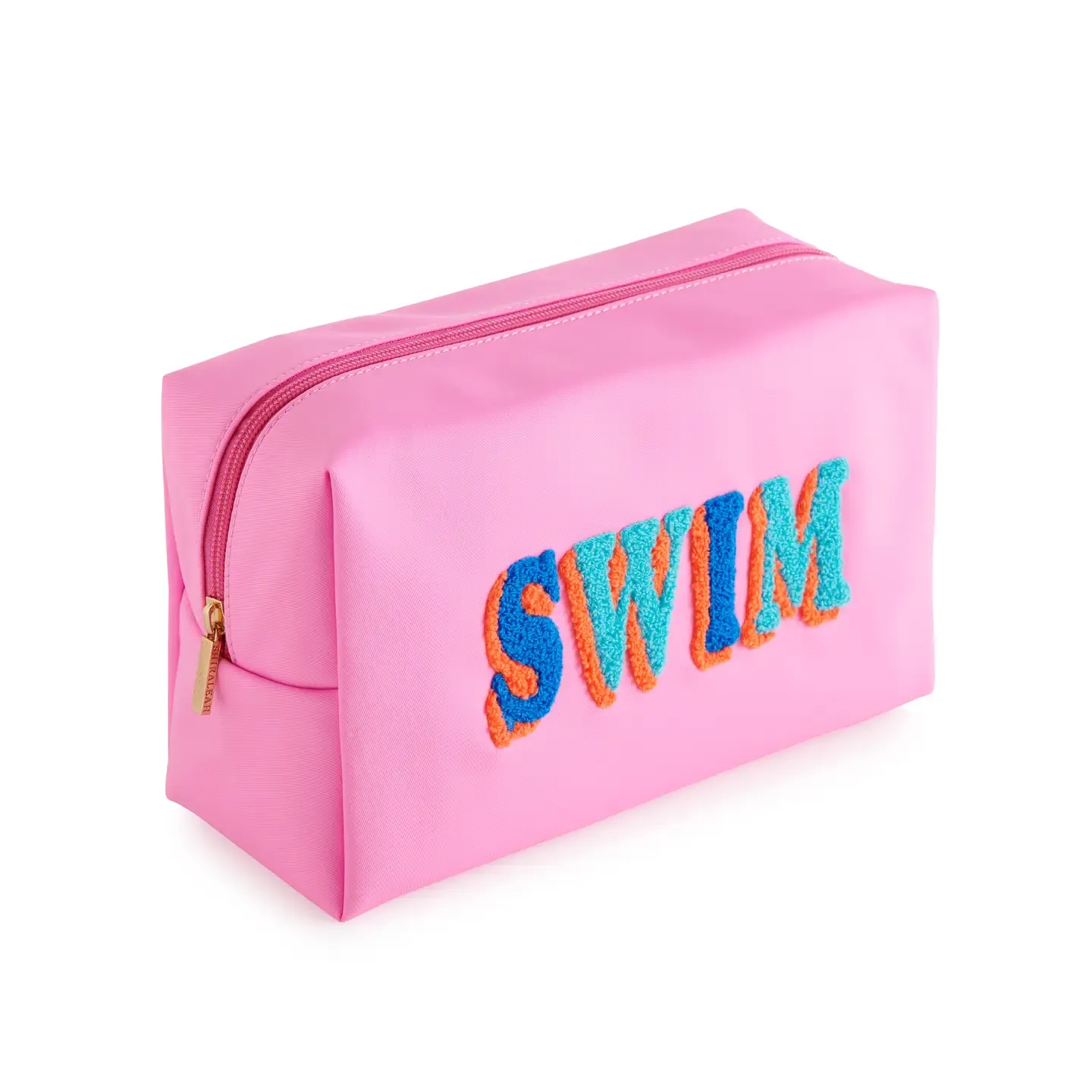 &quot;Swim&quot; Large Zip Pouch
