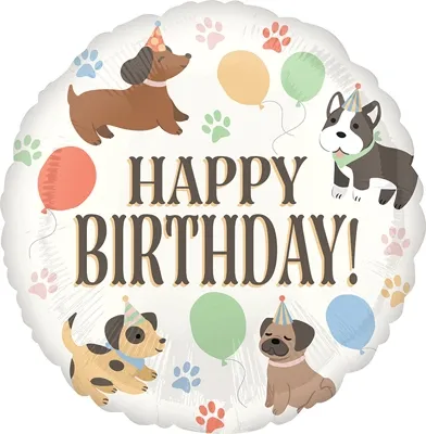 28&quot; Jumbo Birthday Pawsome Party Balloon