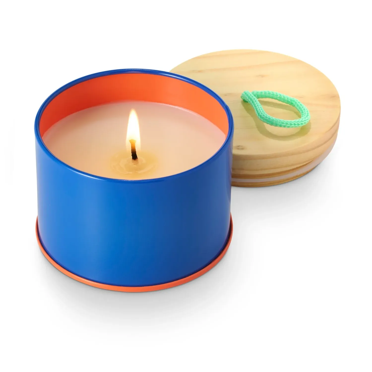 Beach Towel Colorblock Tin Candle