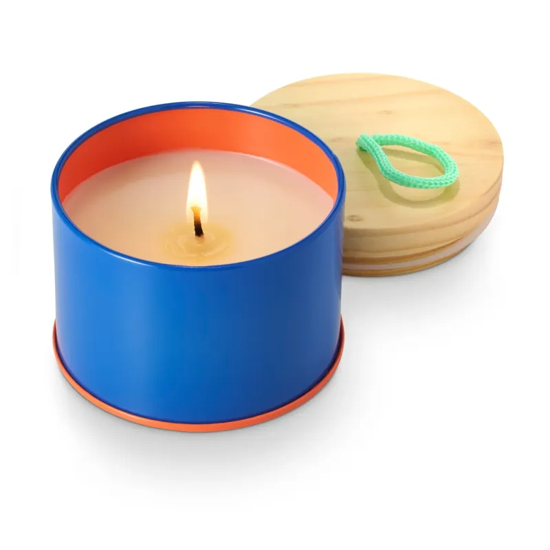 Beach Towel Colorblock Tin Candle