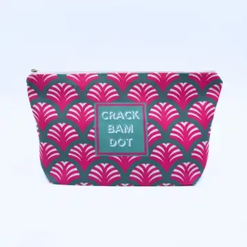 Mahjong Tile &amp; Accessory Bag, Color: Pink &amp; Turquoise