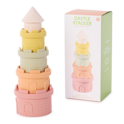 Castle Textured Stacker Toy - 5 pc