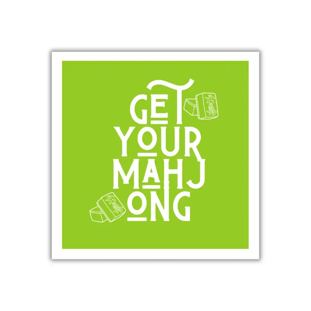 &quot;Get Your Mahjong&quot; Napkins