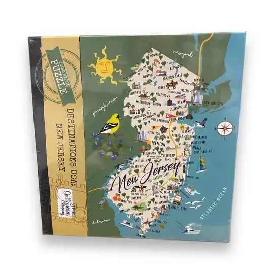 New Jersey 1000 Piece Jigsaw Puzzle