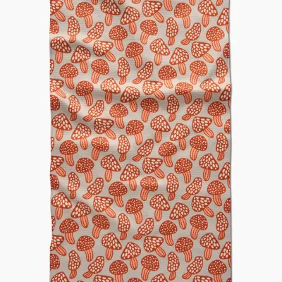 Many Mushrooms Tea Towel